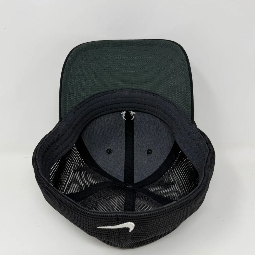 Nike Golf Pronghorn Flexfit Trucker Hat Mens L/XL Black Mesh Back Cap 639650-010